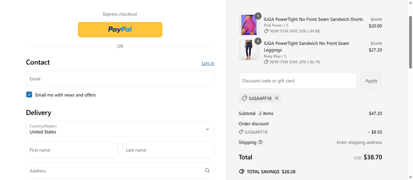 IUGA Discount - Get 10% Off + Free Shipping