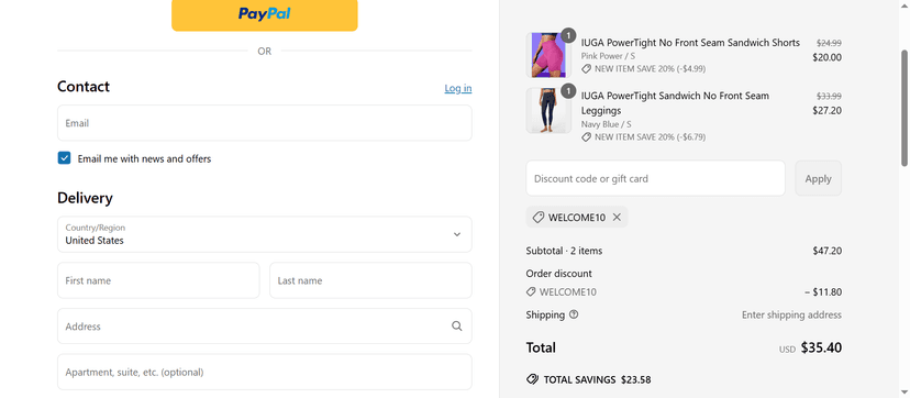 15% Off on Yoga Leggings - Big Savings at IUGA